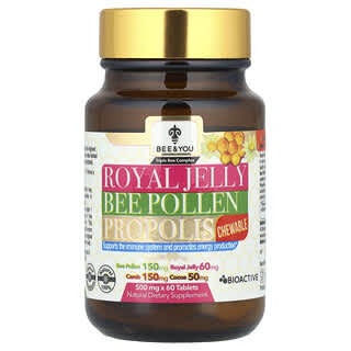 Bee & You Royal Jelly, Bee Pollen & Propolis Supplement