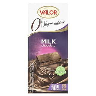 Sugar-Free Valor Milk Chocolate Bars, Gluten-Free & 3.5 oz