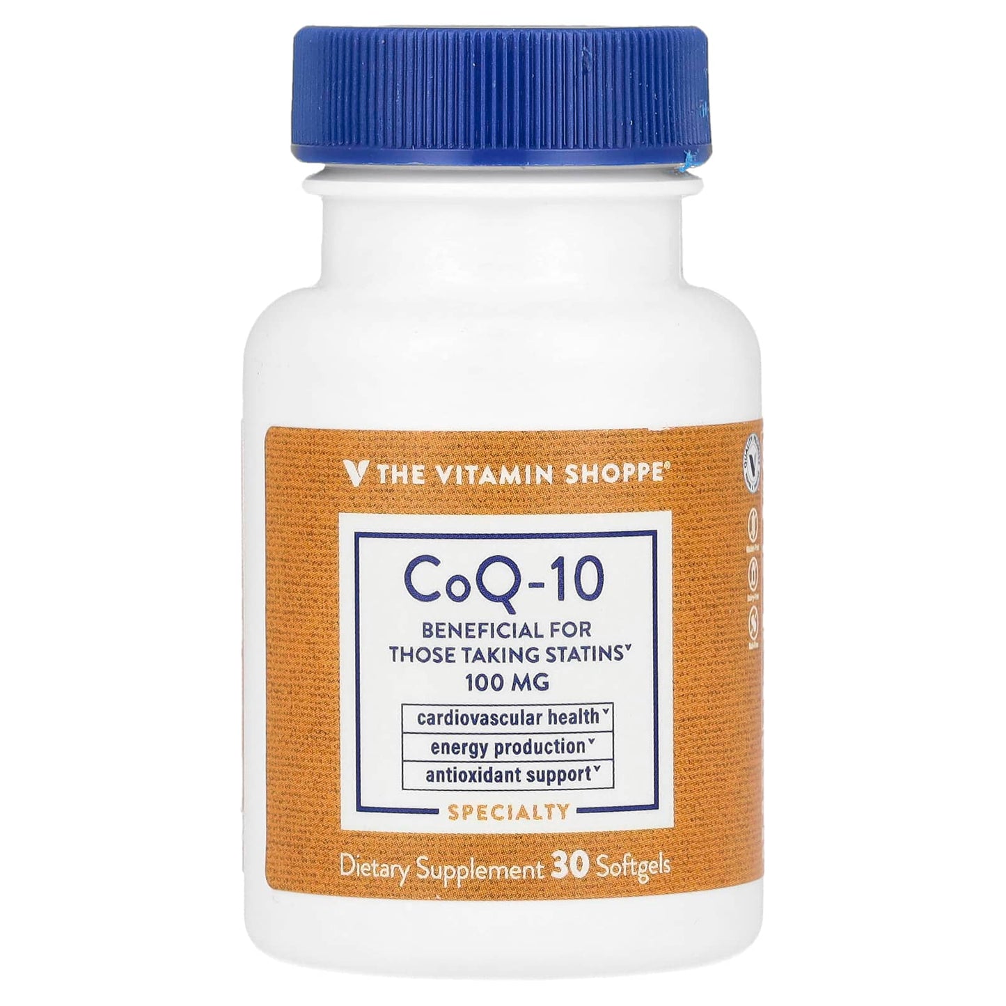 The Vitamin Shoppe, CoQ-10, 100 mg, 30 Softgels - Image 1