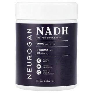 Neurogan Health NADH Supplement for Energy, Mental Clarity & Healthy Aging
