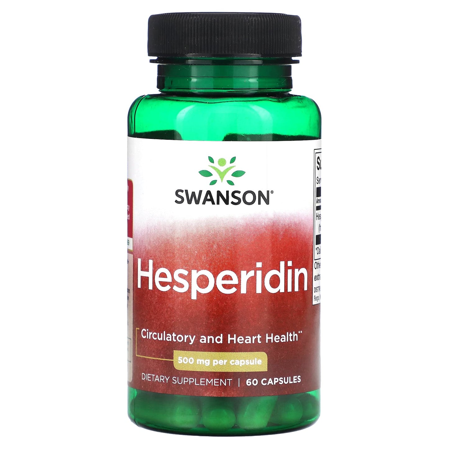 Swanson, Hesperidin, 500 mg, 60 Capsules - Image 1