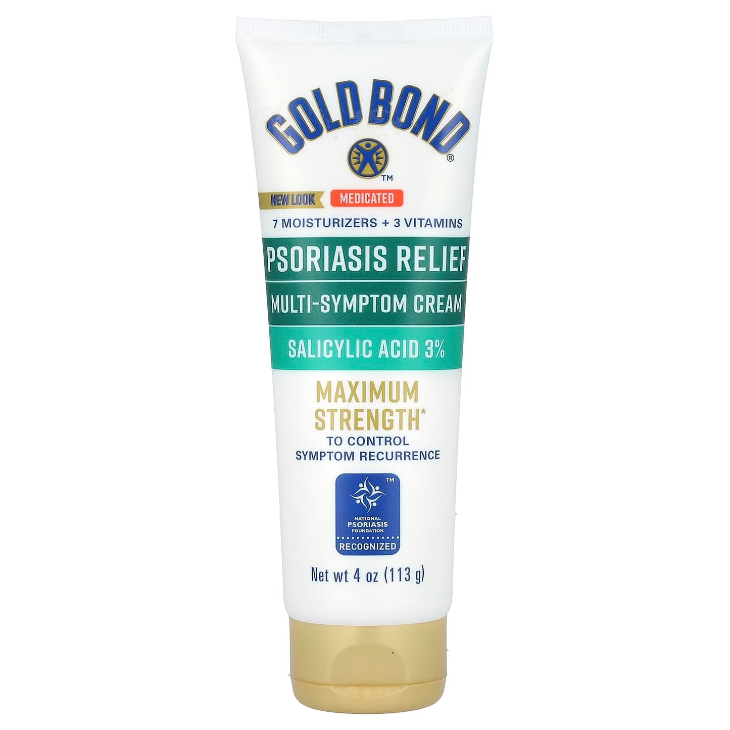 Psoriasis Relief Cream by Gold Bond, Maximum Strength, 4 oz - Image 1
