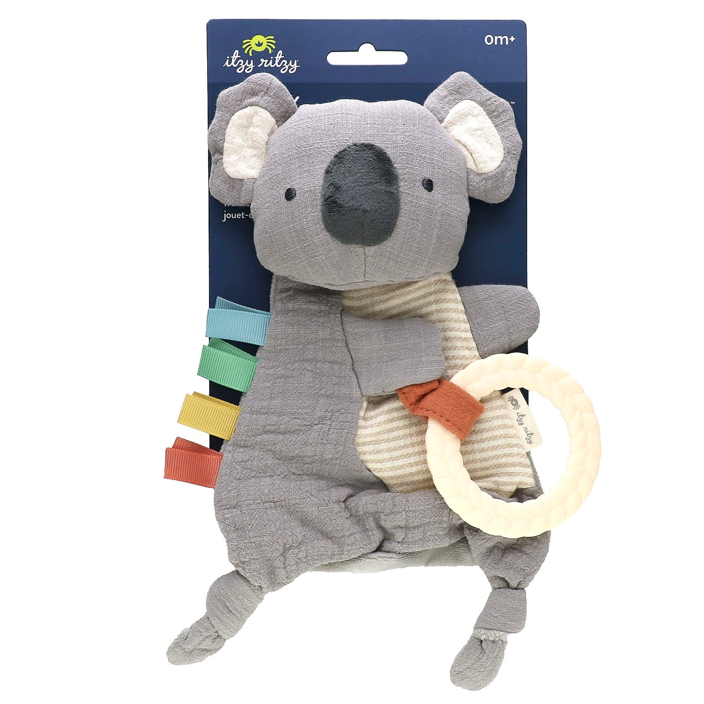 Koala Crinkle Toy, Sensory Teether for Baby, 0+ Months, itzy ritzy - Image 1