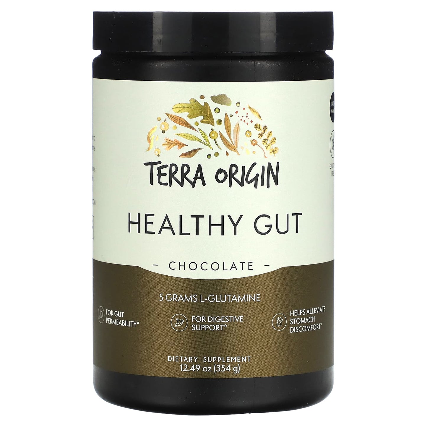 Terra Origin, Healthy Gut, Chocolate, 12.49 oz (354 g) - Image 1