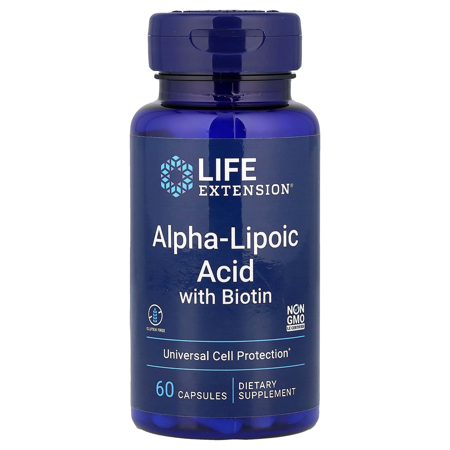 Life Extension, Alpha-Lipoic Acid with Biotin, 60 Capsules - Image 1