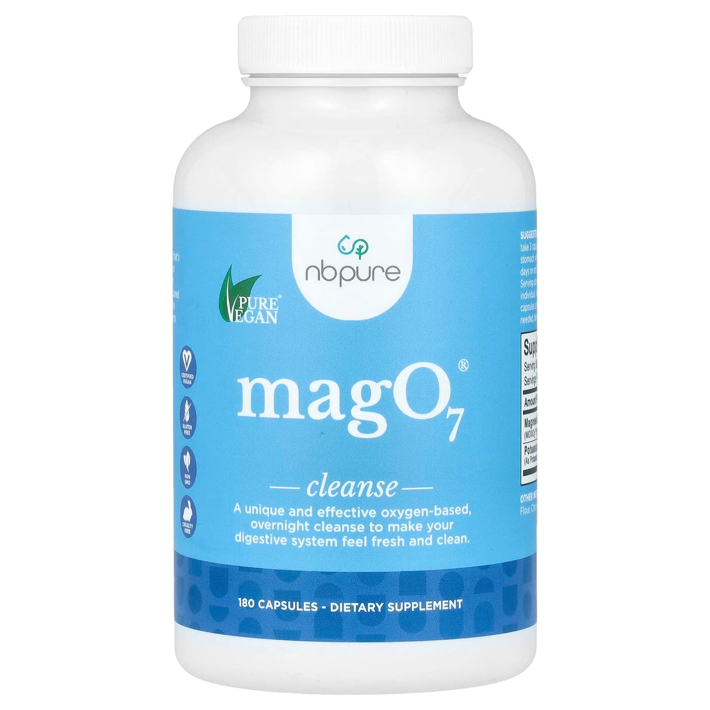 NB Pure, MagO7, Cleanse, 180 Capsules - Image 1
