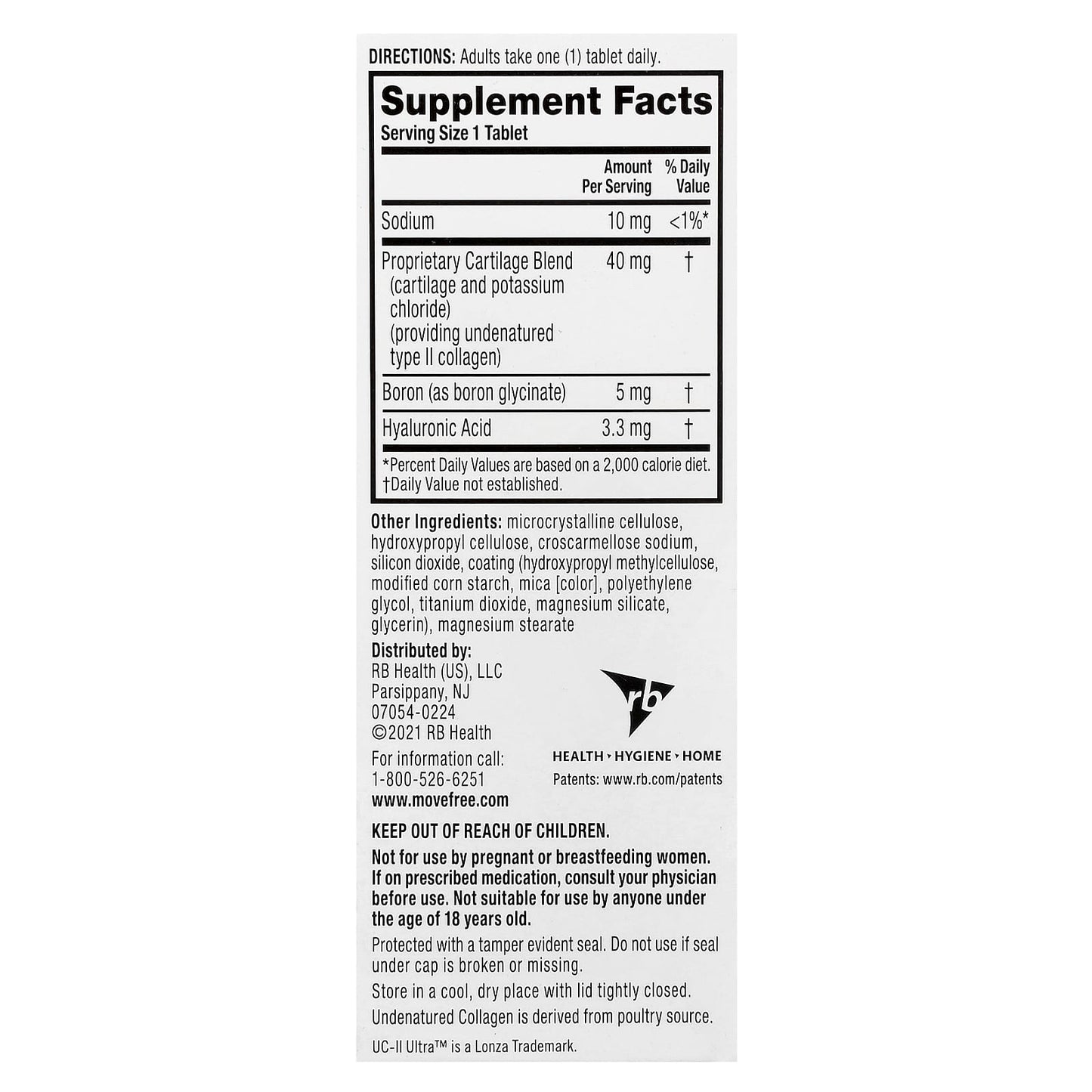 Schiff, Move Free® Joint Health, Ultra, Triple Action, 30 Coated Tablets - Image 2
