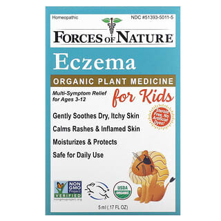 Forces of Nature Eczema Relief for Kids, Organic & Steroid-Free