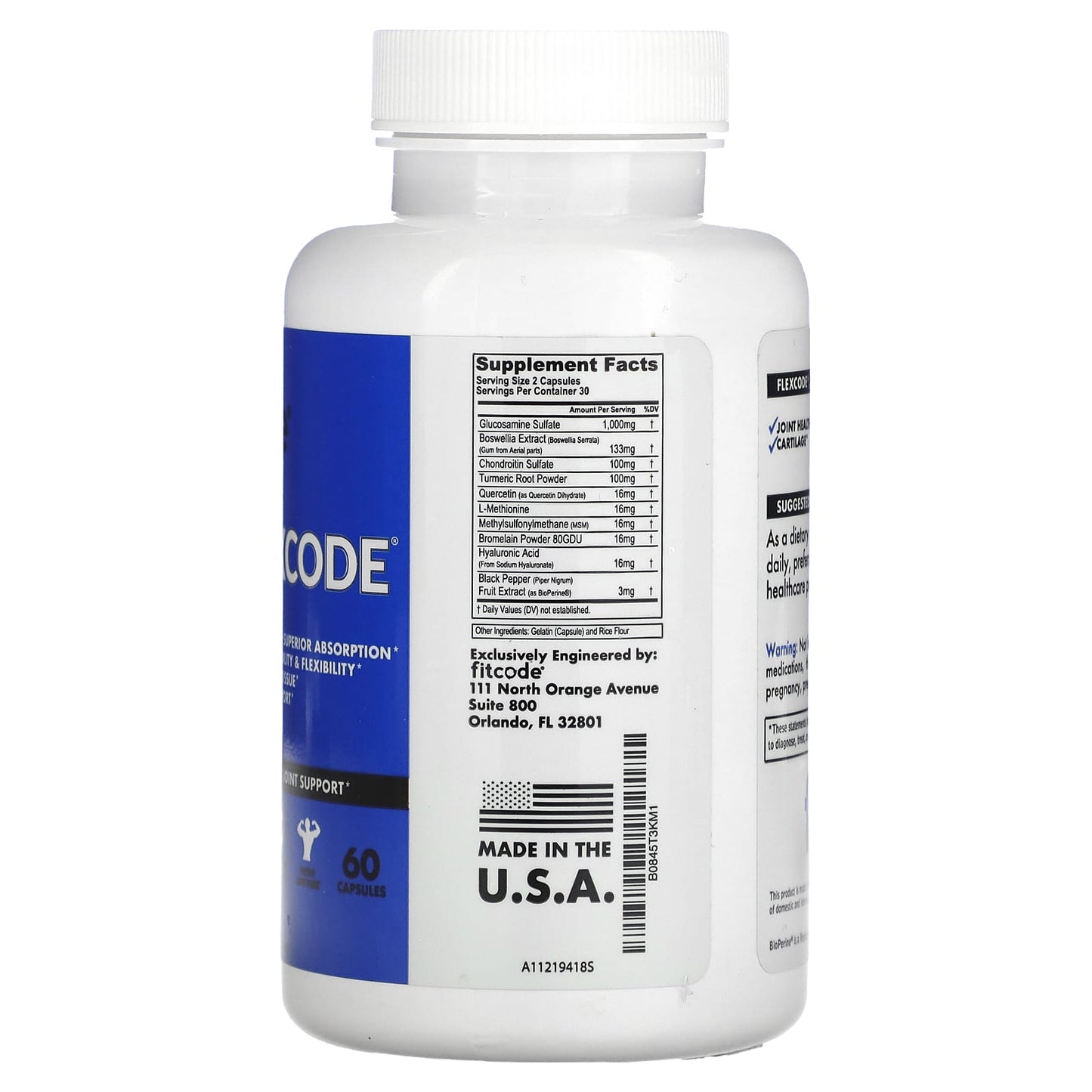 Unlock Joint Mobility with FITCODE FlexCode, 60 Capsules - Image 2