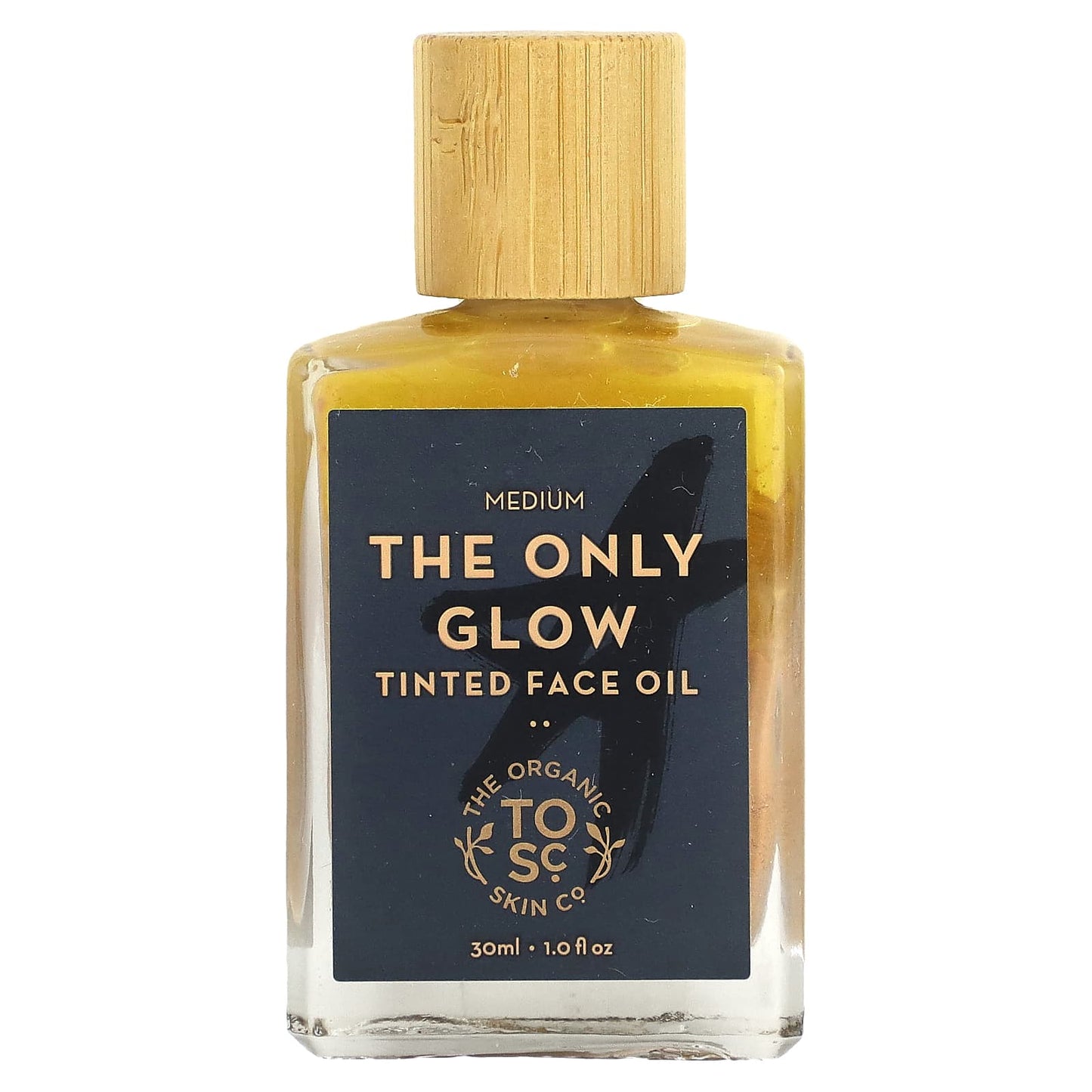 The Organic Skin Co., The Only Glow, Tinted Face Oil, Medium, 1 fl oz (30 ml) - Image 1
