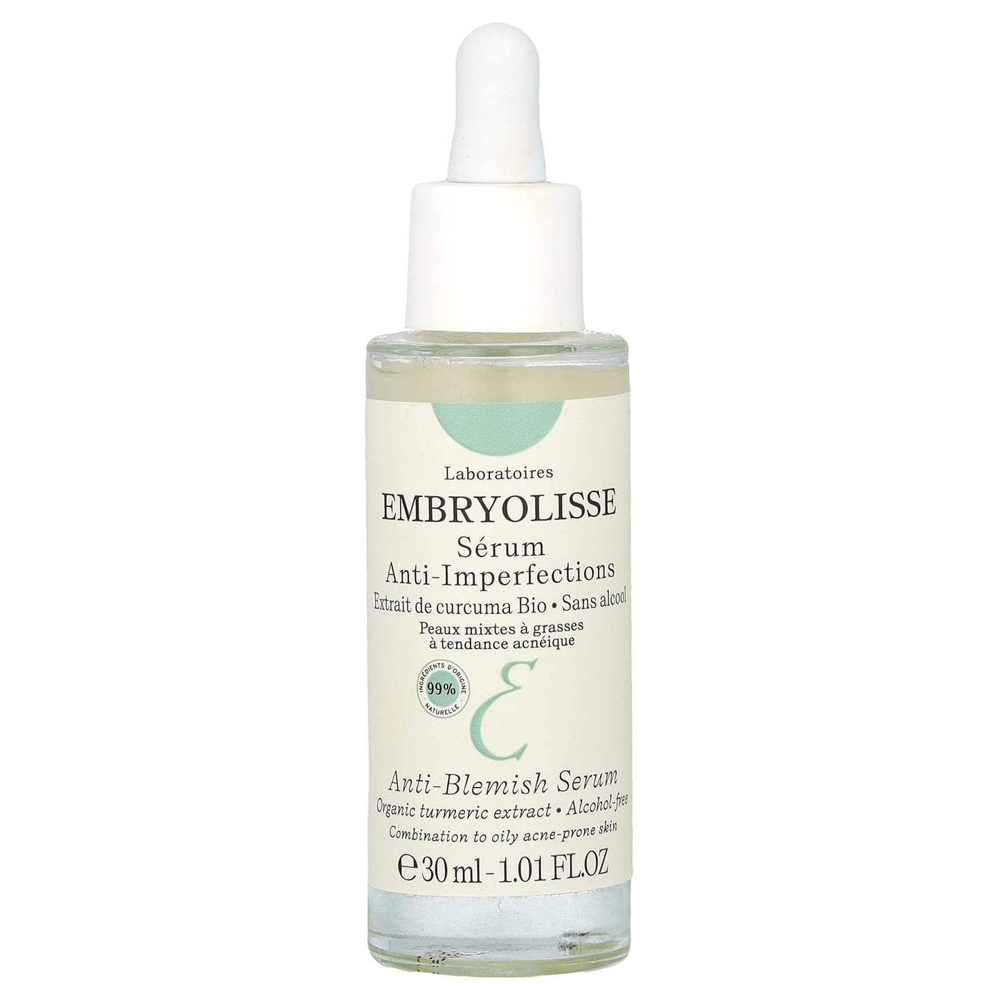 Turmeric Anti-Blemish Serum for Oily Acne-Prone Skin - Embryolisse - Image 1