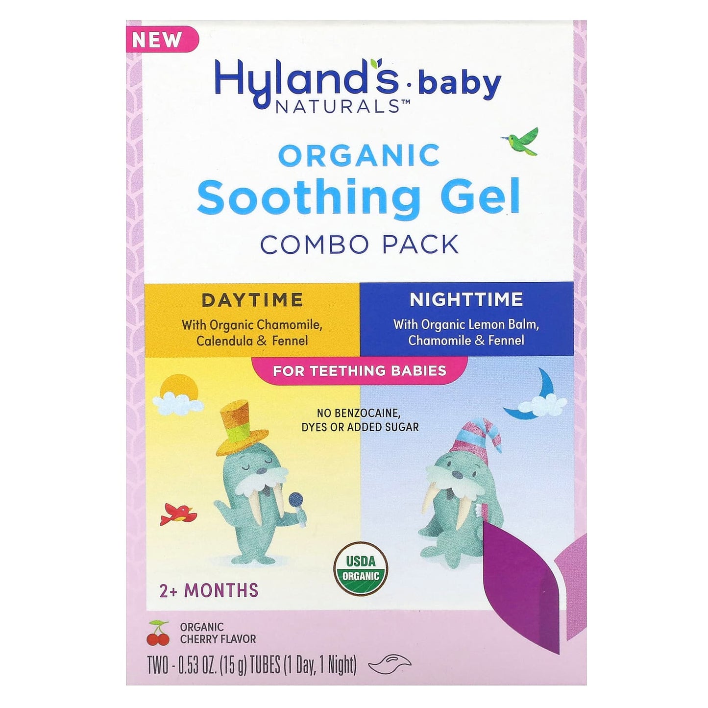 Hylands Naturals Organic Soothing Gel Combo Pack for Teething Babies - Image 1