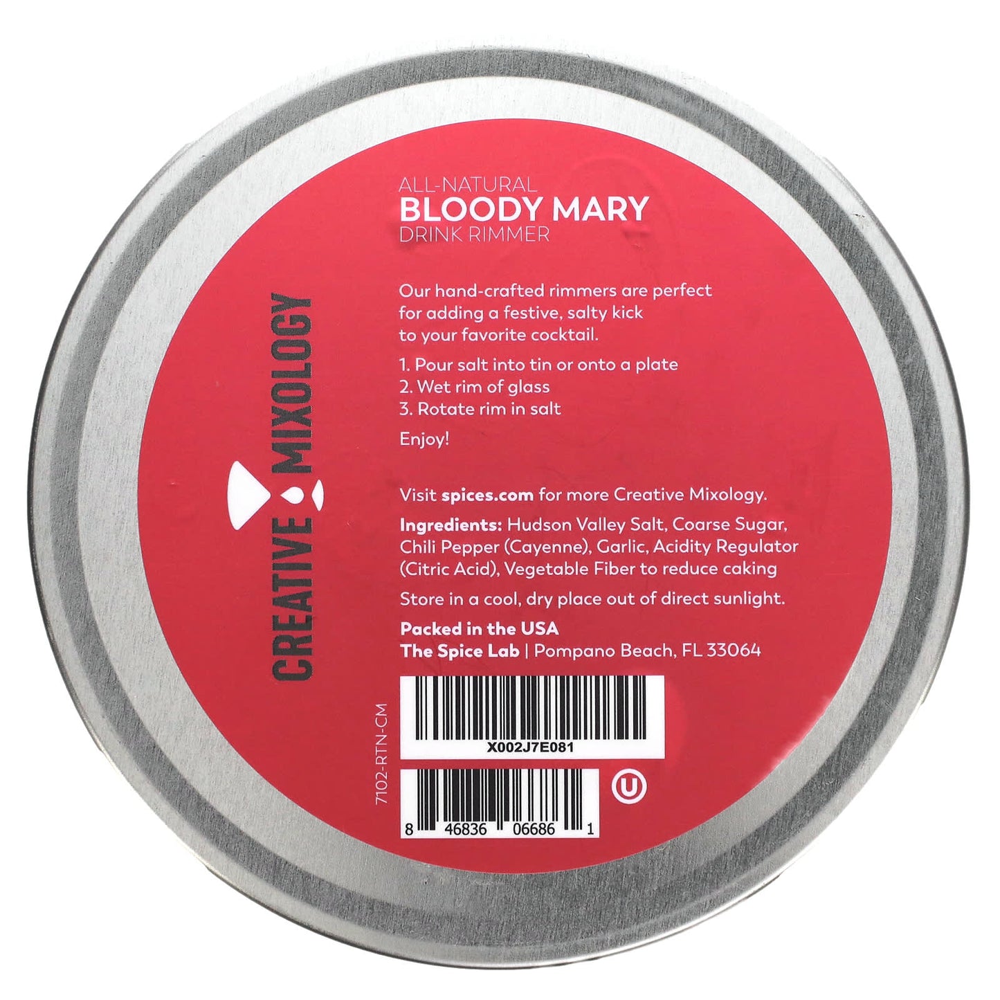 The Spice Lab, Creative Mixology, Bloody Mary Salt Rimmer, 3.5 oz (99 g) - Image 2