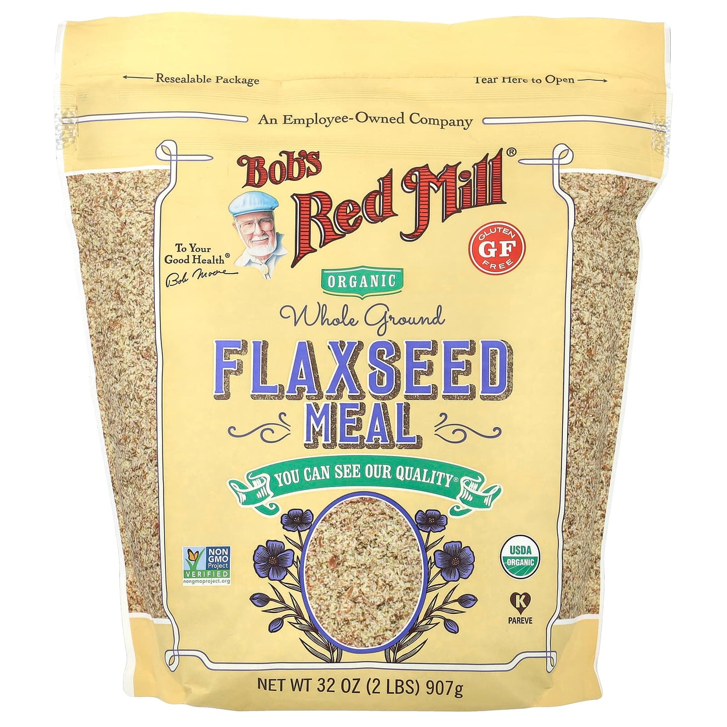 Organic Flaxseed Meal for Gluten-Free Baking & Health Benefits - Image 1