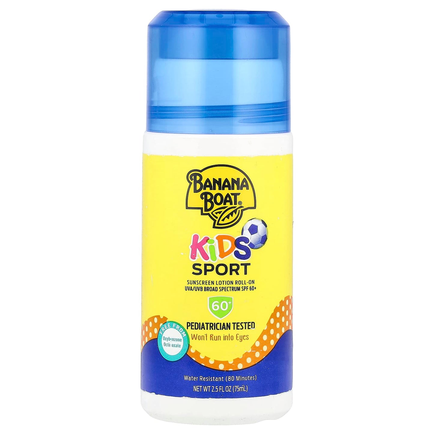 Banana Boat Kids SPF 60+ Sunscreen Roll-On, 2.5 fl oz (75 ml) - Image 1
