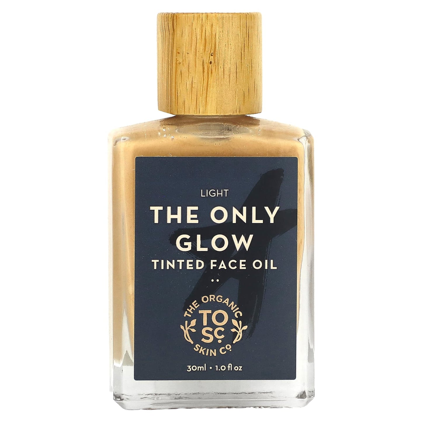 The Organic Skin Co., The Only Glow Tinted Face Oil, Light, 1 fl oz (30 ml) - Image 1
