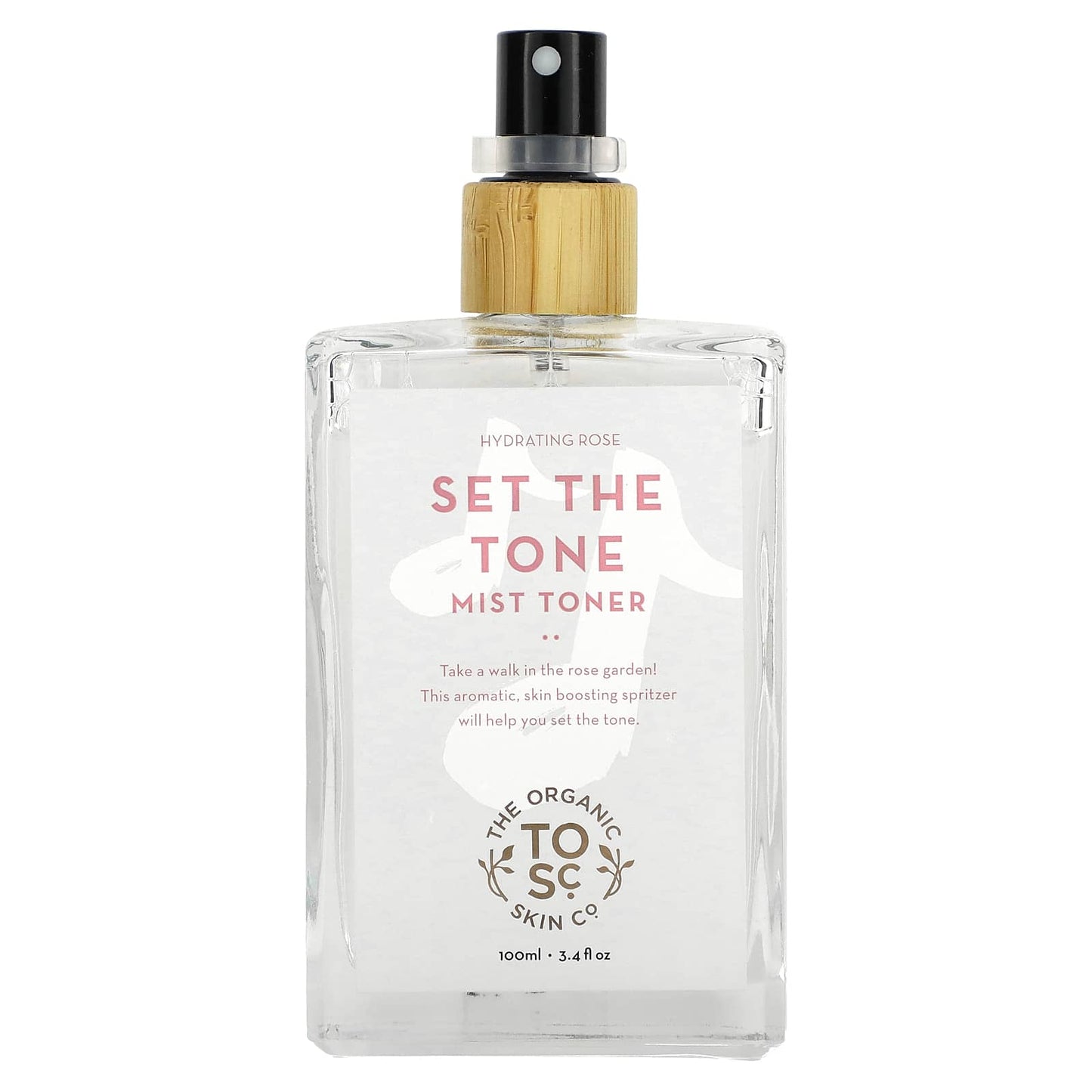 The Organic Skin Co., Set The Tone, Mist Toner, Hydrating Rose, 3.4 fl oz (100 ml) - Image 1