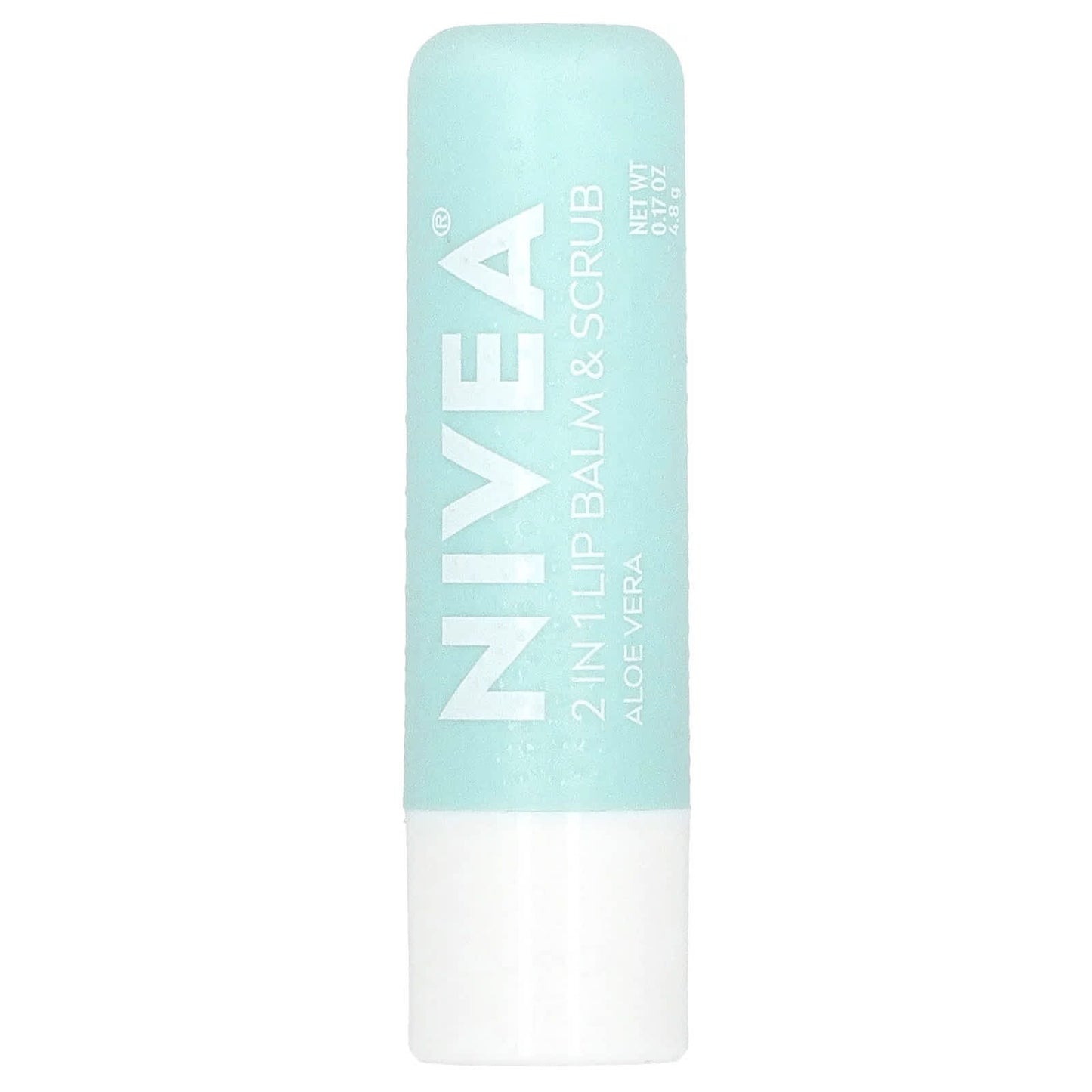 Nivea, 2 In 1 Lip Balm & Scrub, Aloe Vera, 0.17 oz (4.8 g) - Image 1