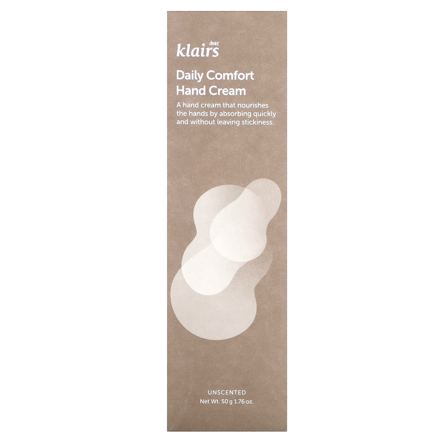 Dear Klairs Unscented Daily Comfort Hand Cream, 1.76 oz - Image 2