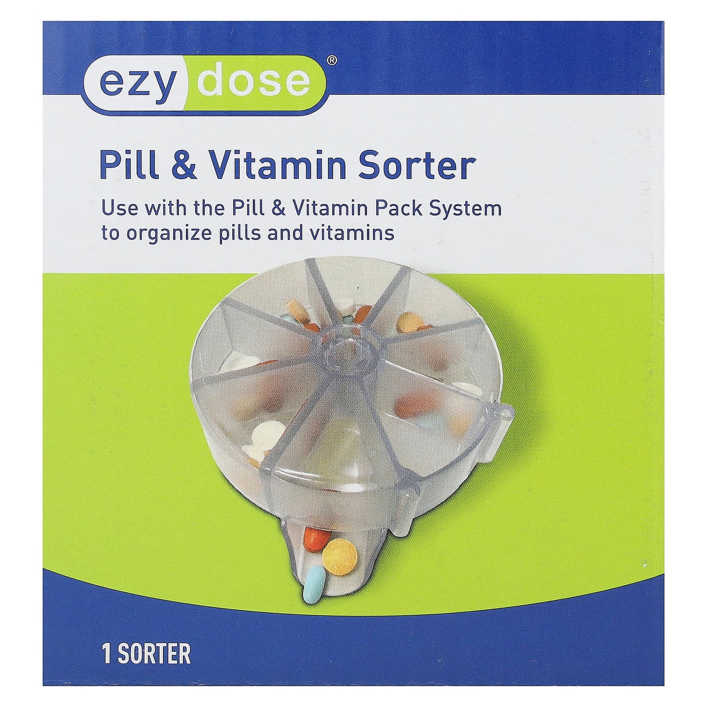 Ezy Dose Pill & Vitamin Organizer | Easy Medication Management - Image 1