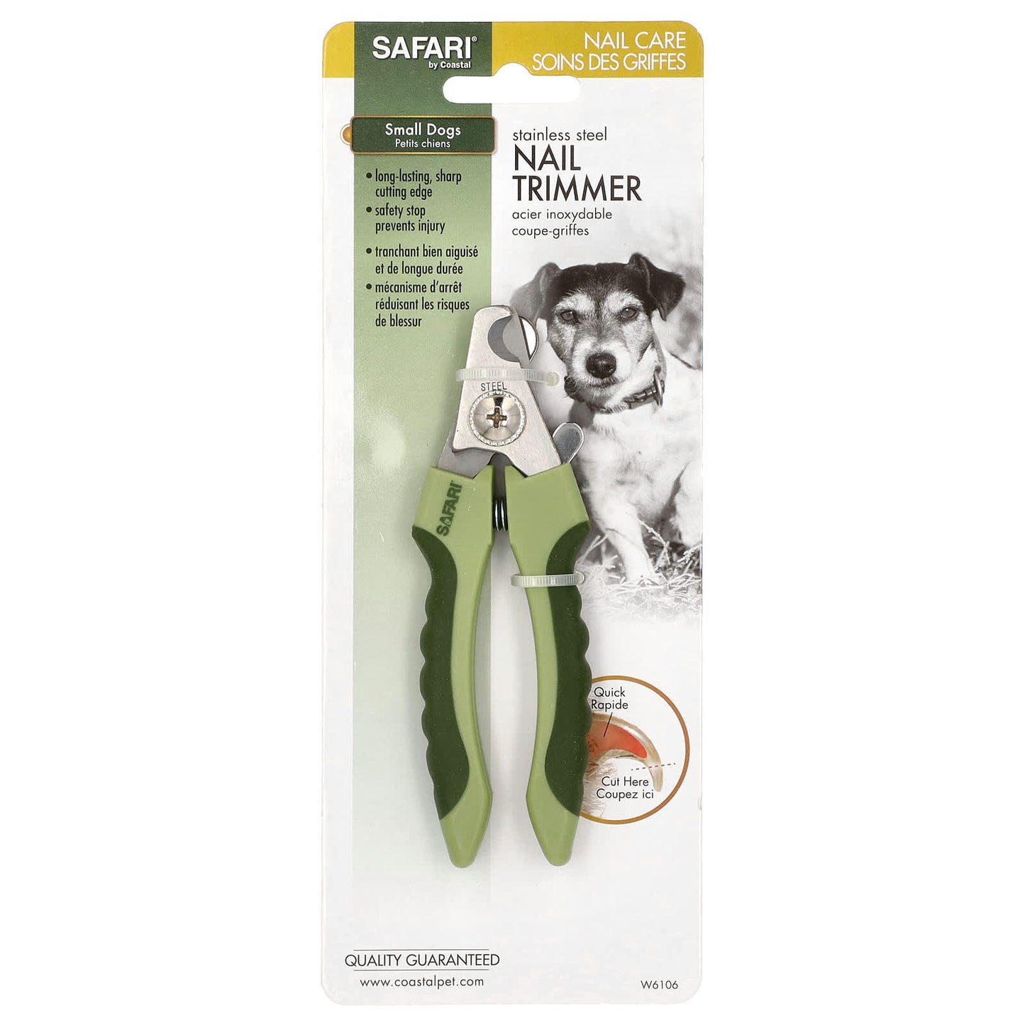 Safari, Stainless Steel Nail Trimmer, Small Dogs, 1 Tool - Image 1