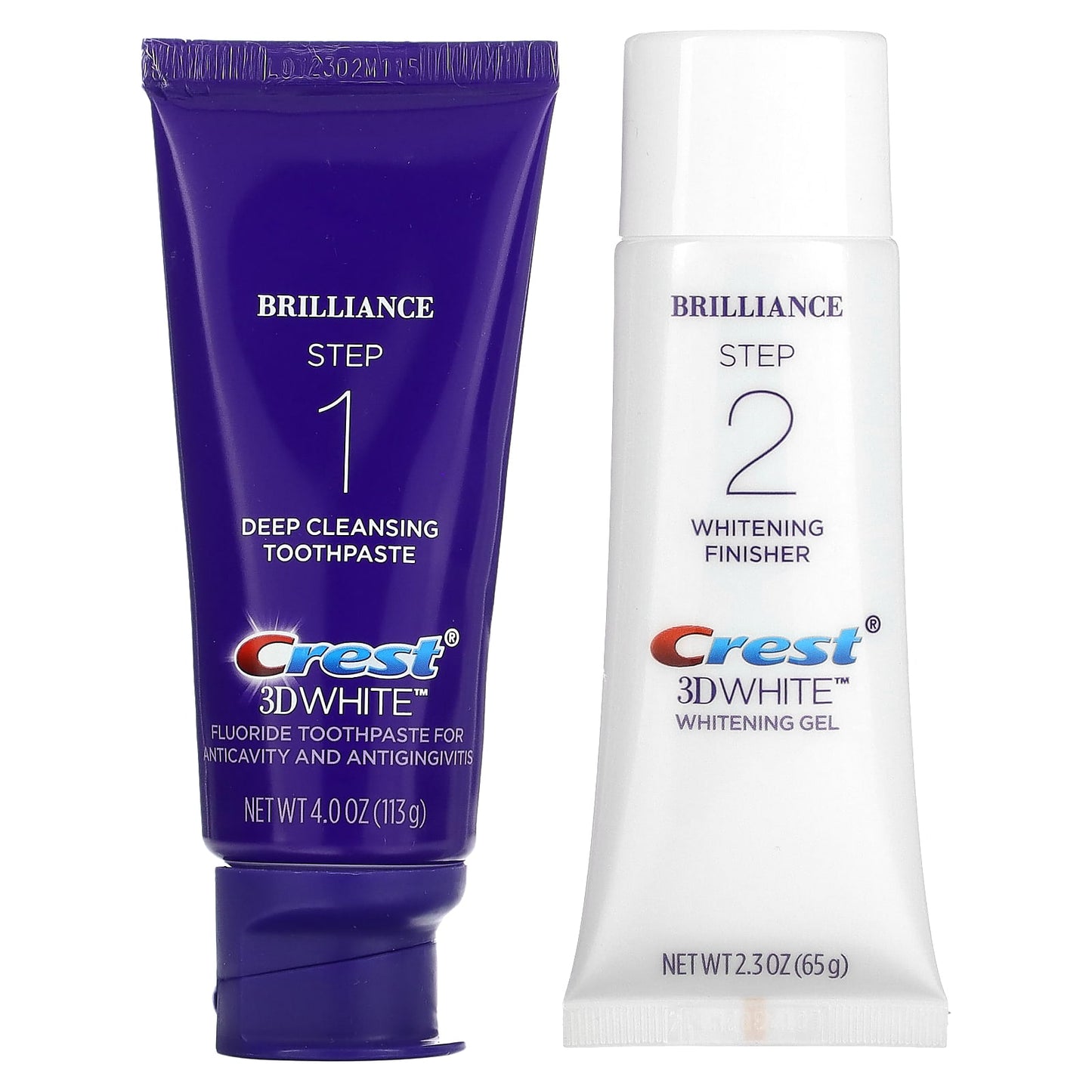 Crest 3D White Daily Whitening 2-Step Treatment Kit - Image 1