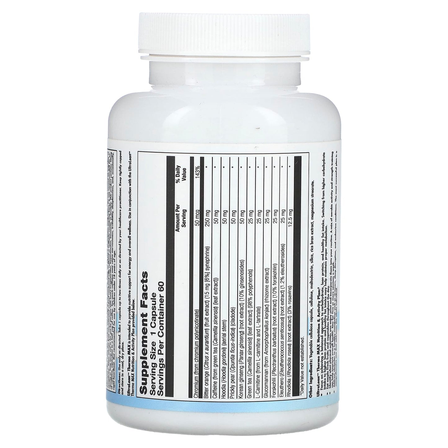 Nutra BioGenesis, UltraLean, Thermo MAX, 60 Capsules - Image 2