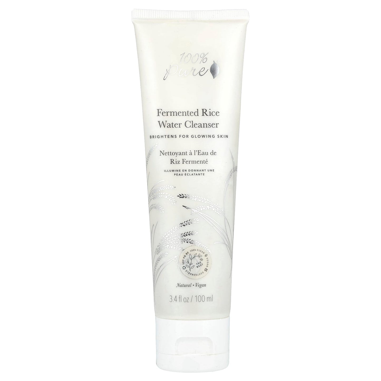 Fermented Rice Water Cleanser for Glowing Skin - 100% Pure - Image 1