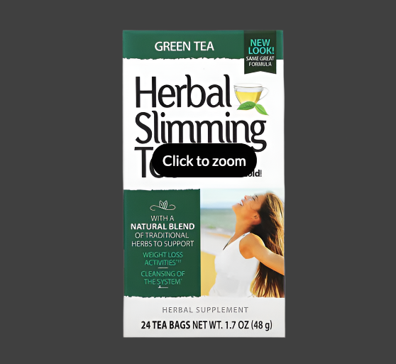 21st Century, Herbal Slimming Tea, Green Tea, 24 Tea Bags, 1.7 oz (48 g)