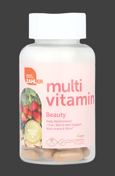 Zahler, Multivitamin, Beauty, 60 Capsules, Expiry"06/2025
