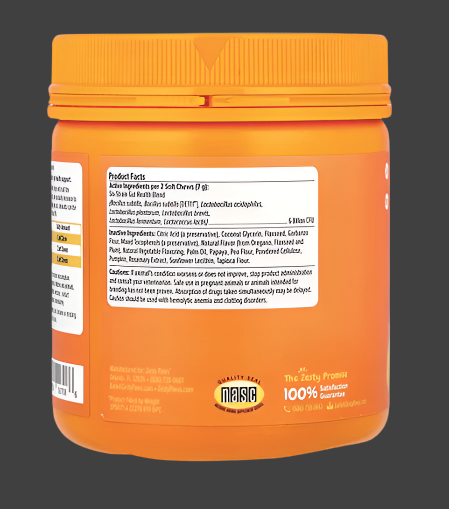 Zesty Paws, Probiotic Bites™, For Dogs, All Ages, Pumpkin, 90 Soft Chews, 11.1 oz (315 g), Expiry"04/2026