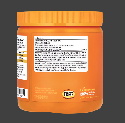 Zesty Paws, Probiotic Bites, For Dogs, All Ages, Chicken, 90 Soft Chews, 11.1 oz (315 g), Expiry"02/2026