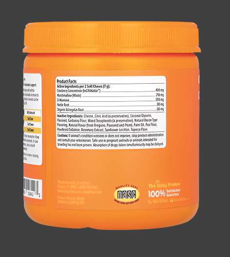 Zesty Paws, Urinary Tract Bites, For Dogs, All Ages, Bacon, 90 Soft Chews, 11.1 oz (315 g),Expiry"05/2026