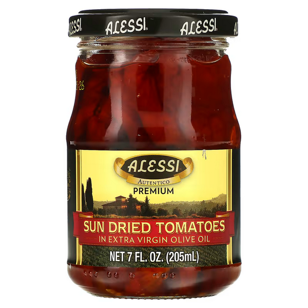 Alessi, Premium Sun Dried Tomatoes in Extra Virgin Olive Oil, 7 fl oz (205 ml)