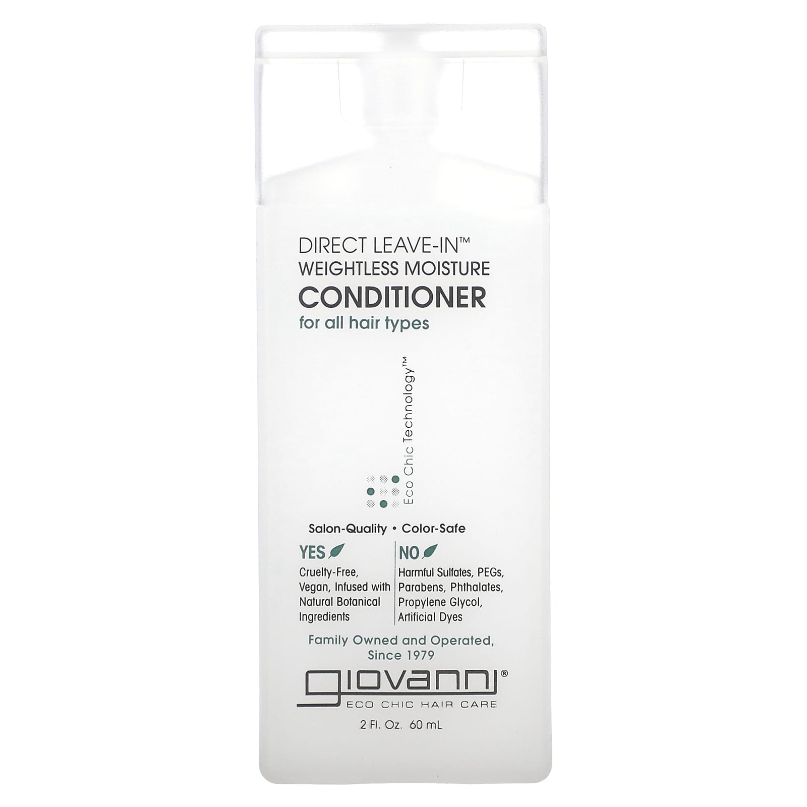 Giovanni Weightless Moisture Leave-In Conditioner for All Hair Types 2oz - Image 1