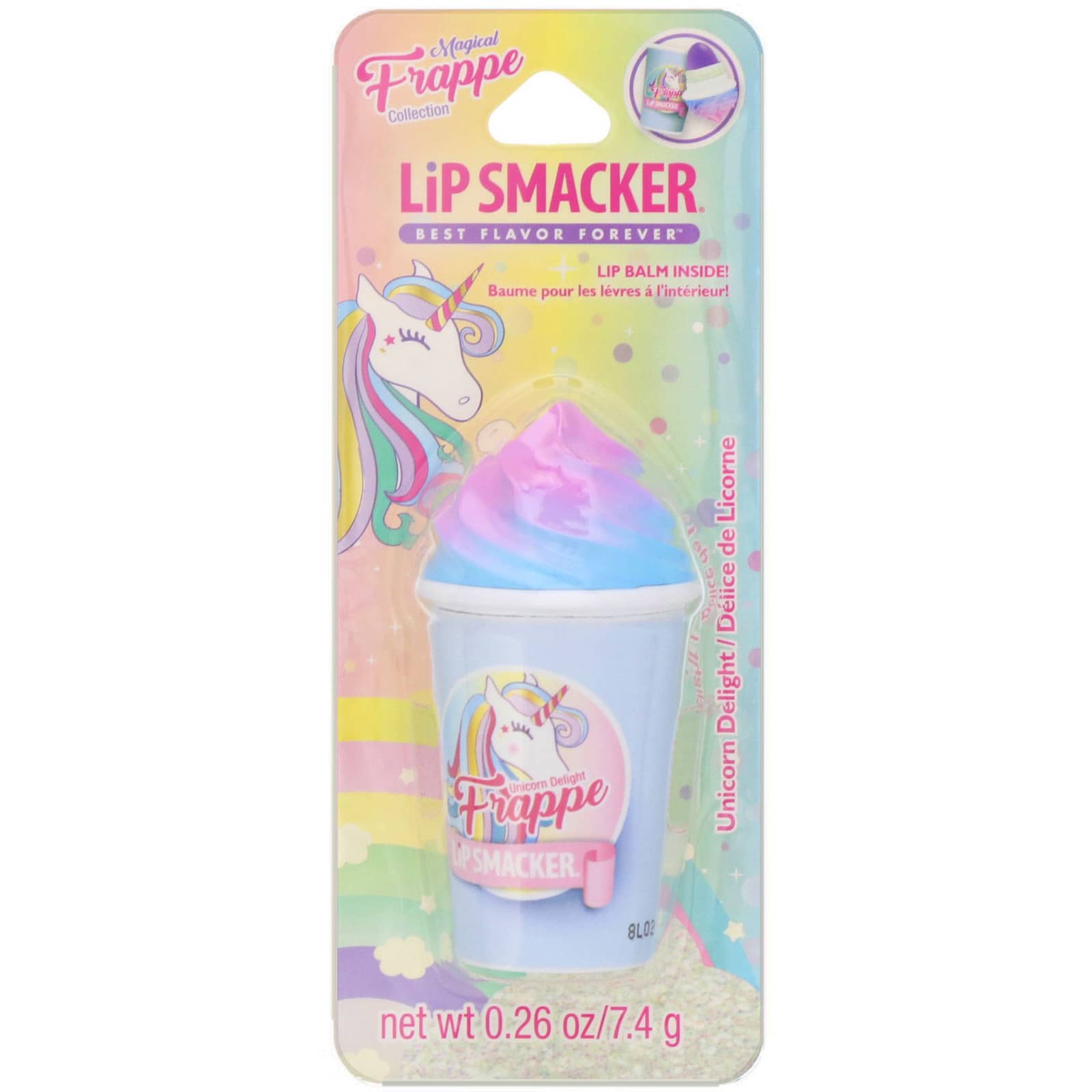 Lip Smacker, Magical Frappe Collection, Lip Balm, Unicorn Delight, 0.26 oz (7.4 g) - Image 2