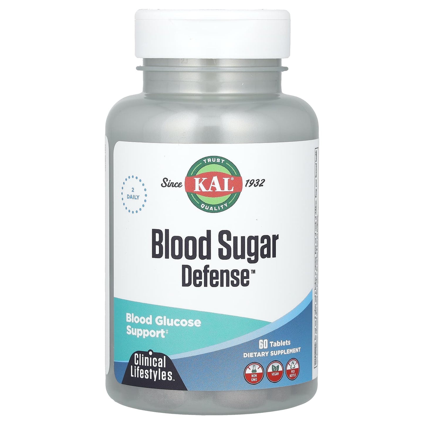 KAL Blood Sugar Defense Supplement, 60 Tablets for Healthy Glucose Levels - Image 1