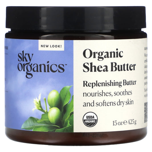 Sky Organics, Organic Shea Butter, 15 oz (425 g) - Image 1
