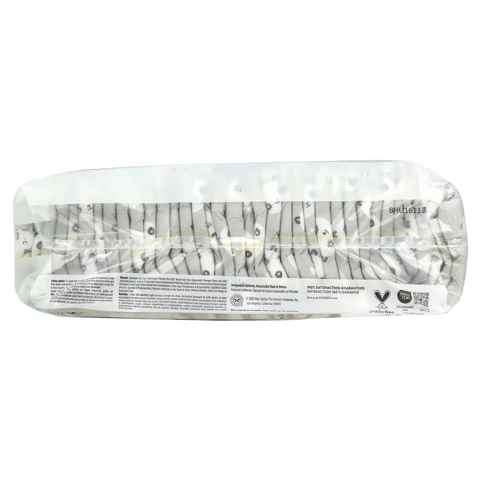 The Honest Company, Clean Conscious Diapers™, Size 1, 8-14 lbs, Pandas, 35 Diapers - Image 2