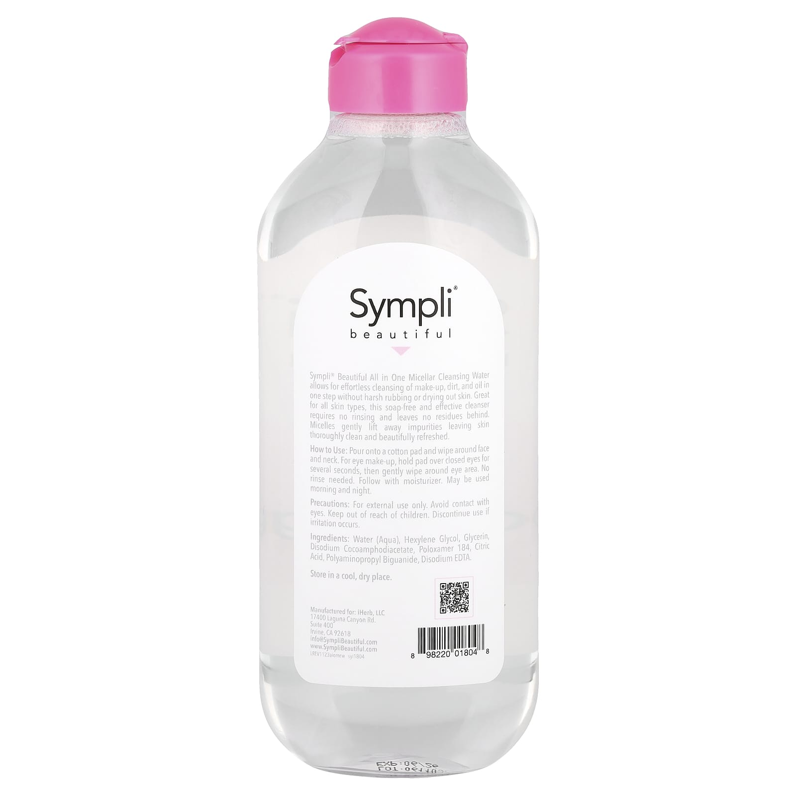 Micellar Cleansing Water for All Skin Types by Sympli Beautiful - Image 2