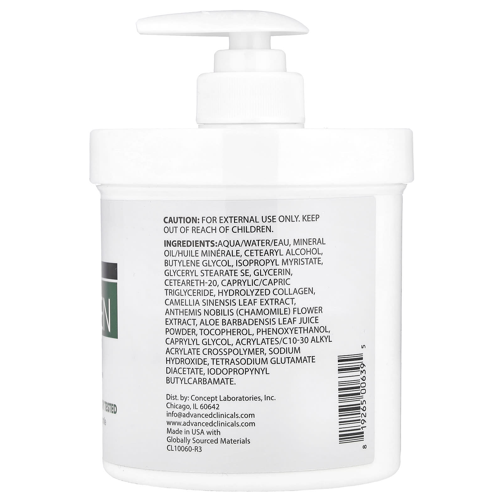 Collagen Skin Rescue Cream by Advanced Clinicals, Hydrates & Firms Skin - Image 2
