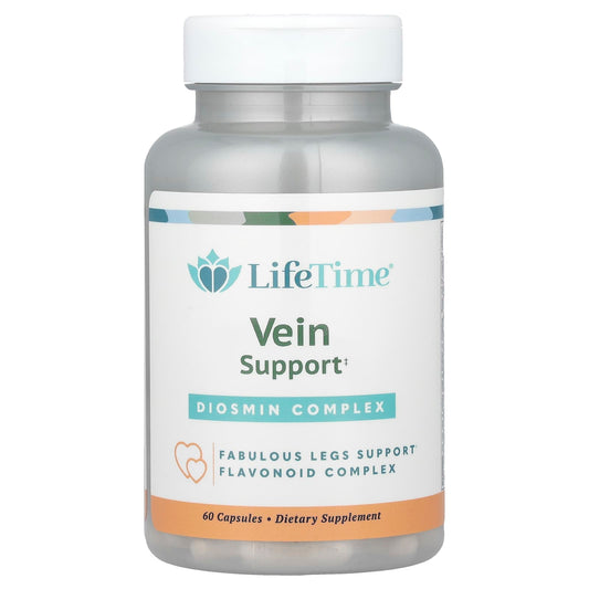 LifeTime Vitamins, Vein Support, Diosmin Complex, 60 Capsules - Image 1