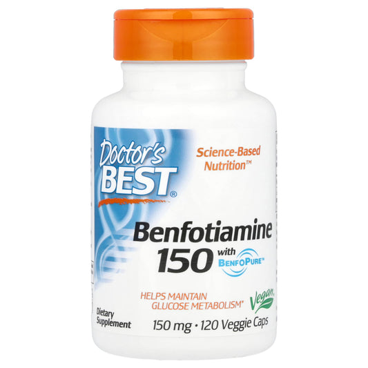 Boost Glucose Metabolism with Doctor's Best Benfotiamine 150 - Image 1
