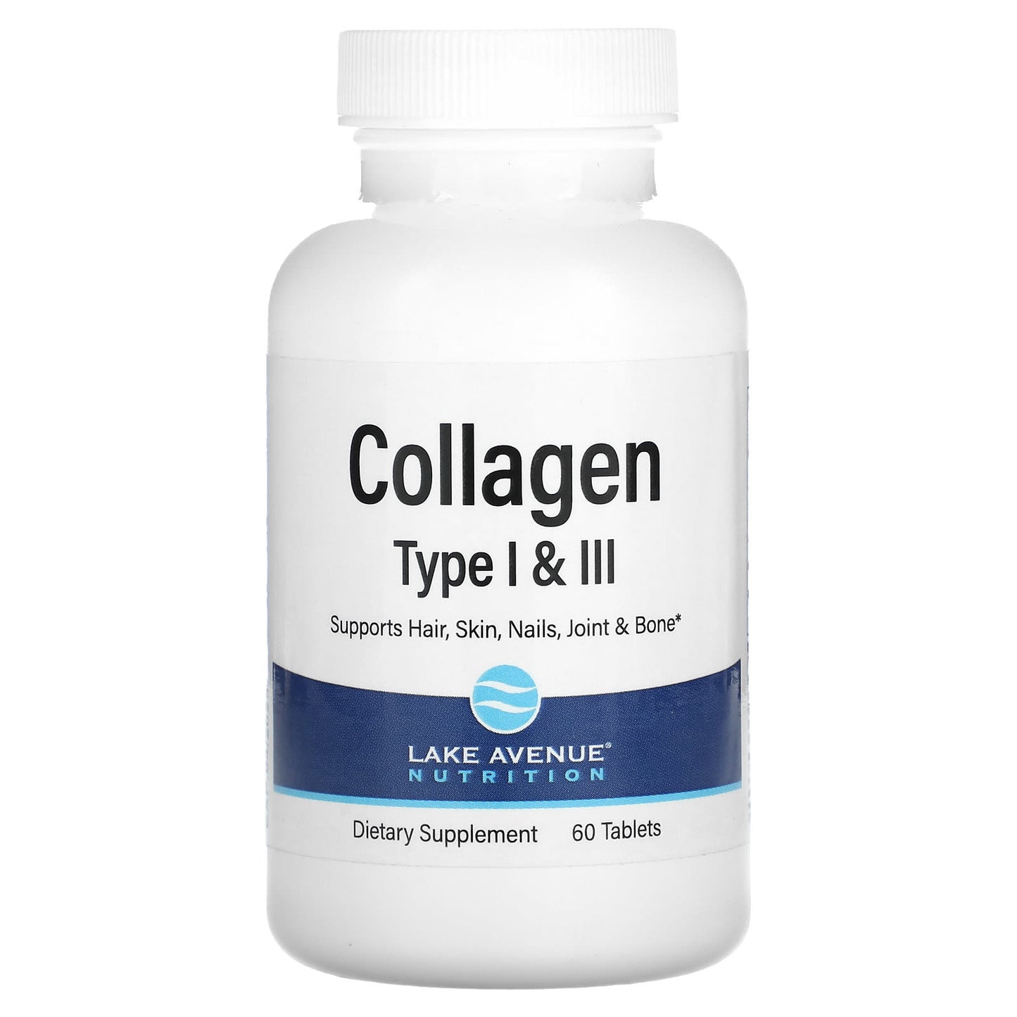 Hydrolyzed Collagen Type I & III Supplement by Lake Avenue Nutrition - Image 1