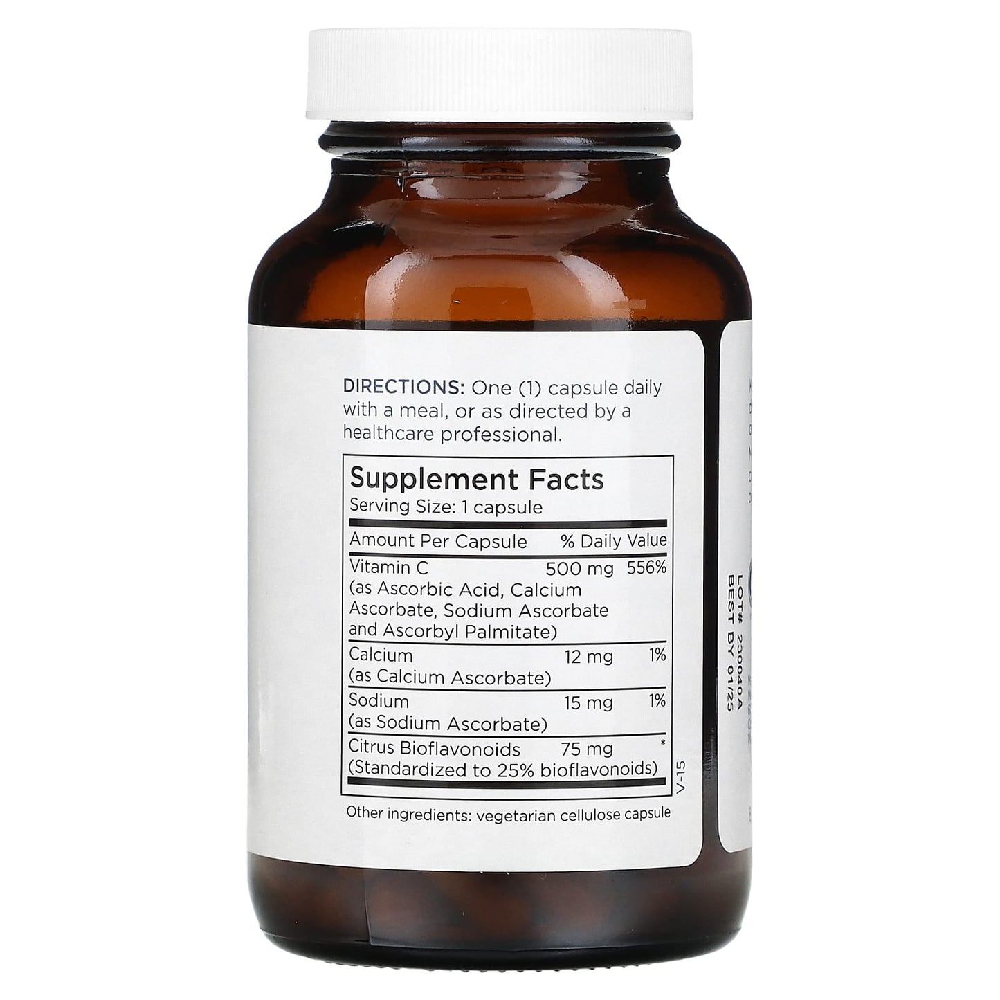 Metabolic Maintenance, Buffered Vitamin C with Bioflavonoids, 500 mg, 90 Capsules - Image 2