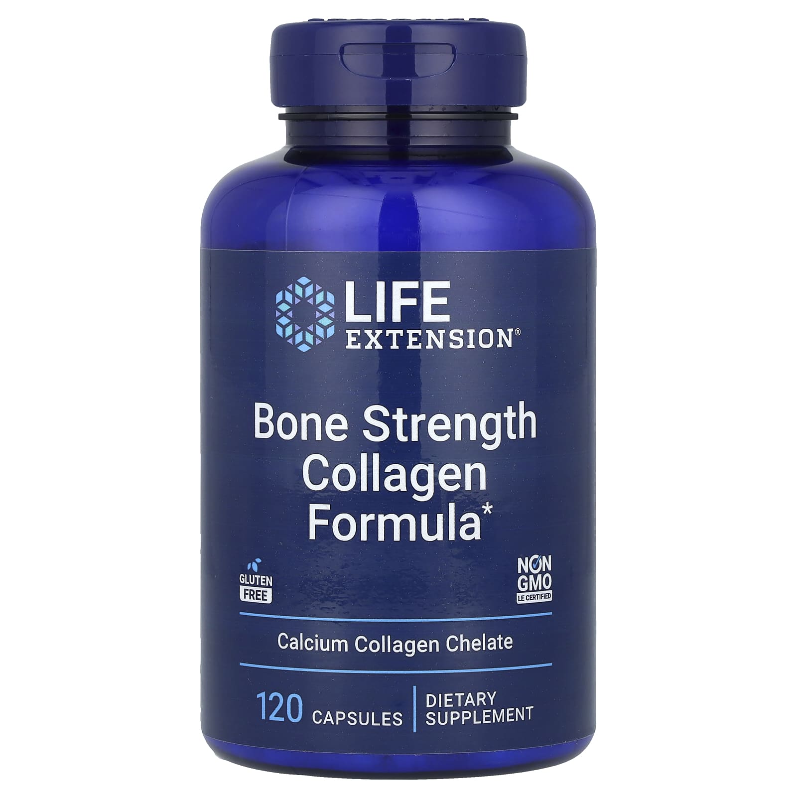 Life Extension, Bone Strength Collagen Formula, 120 Capsules - Image 1