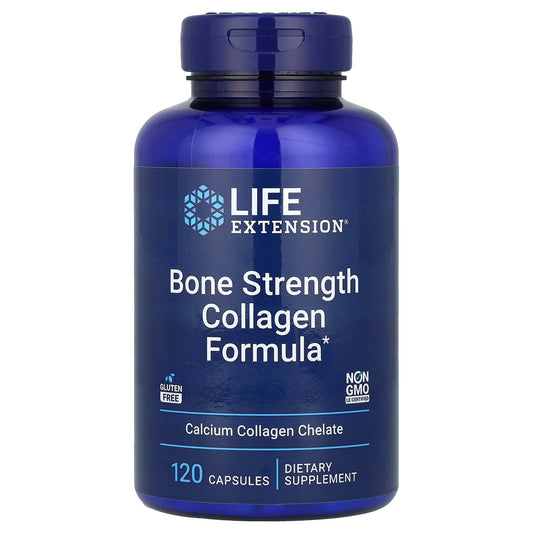 Life Extension, Bone Strength Collagen Formula, 120 Capsules - Image 1