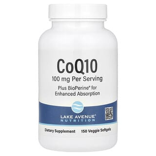 Boost Energy & Heart Health with CoQ10 Plus Bioperine - 150 Count Veggie Softgel