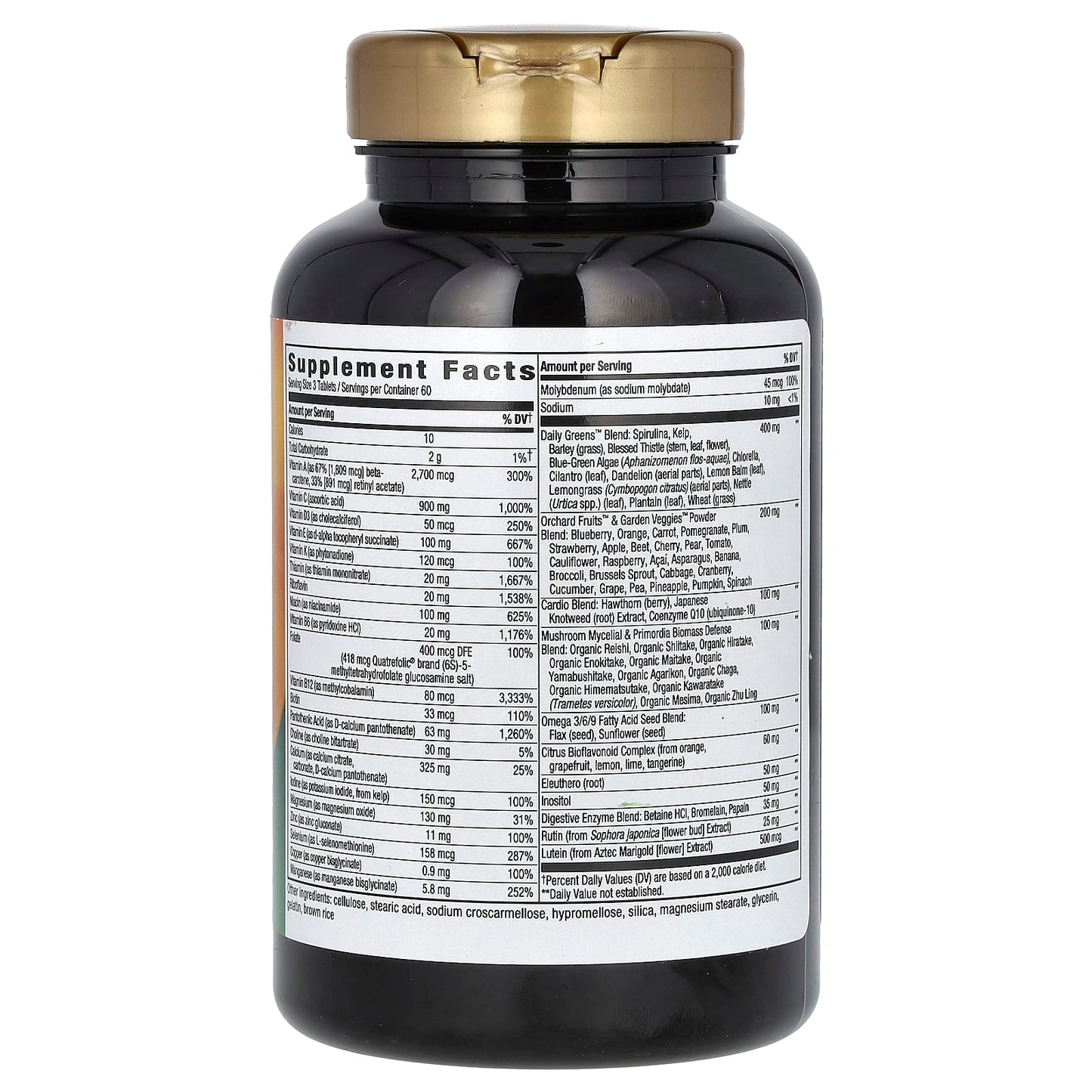 Nature's Way, Alive! Max3 Potency, Adult Complete Multivitamin, No Added Iron, 180 Tablets - Image 2