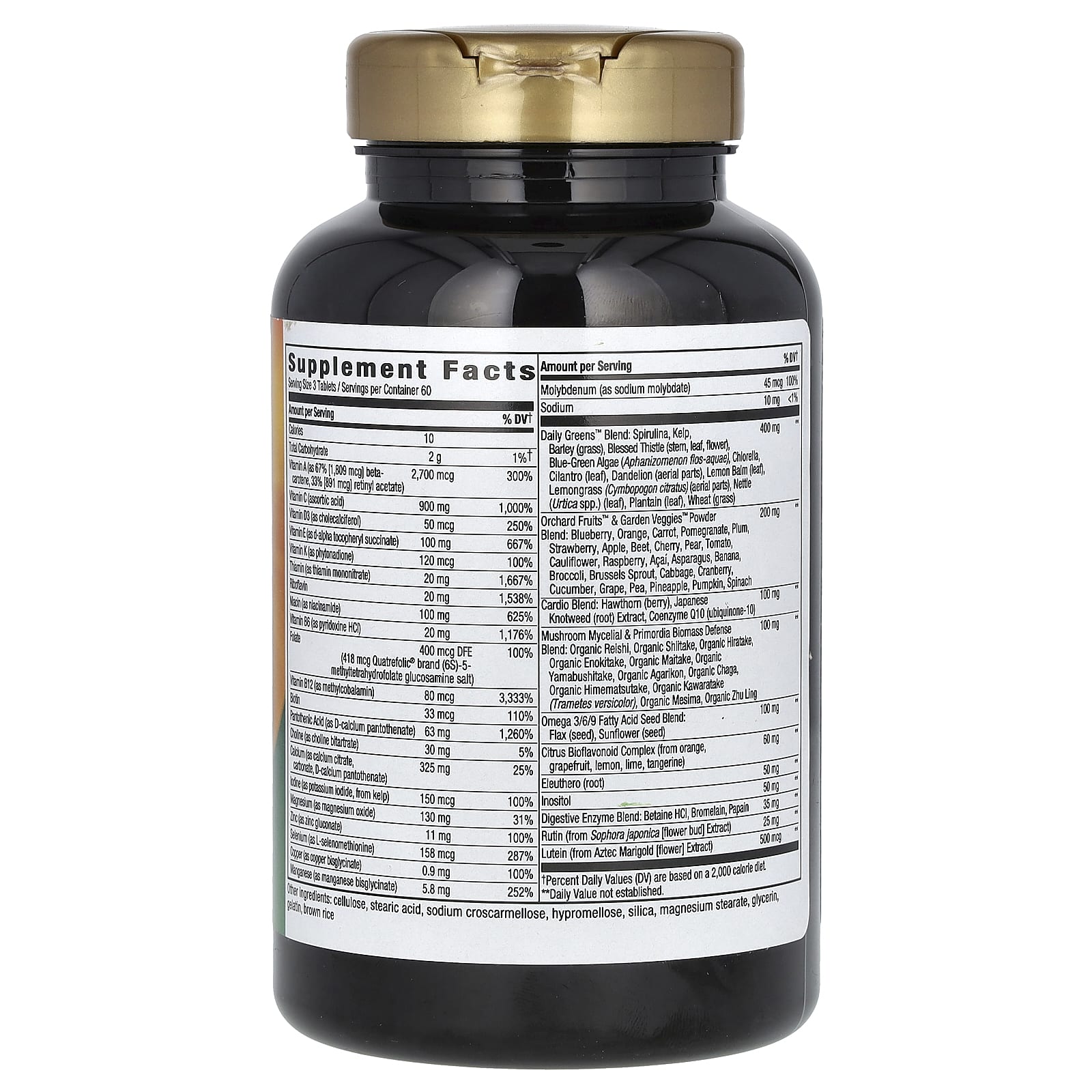 Nature's Way, Alive! Max3 Potency, Adult Complete Multivitamin, No Added Iron, 180 Tablets - Image 2